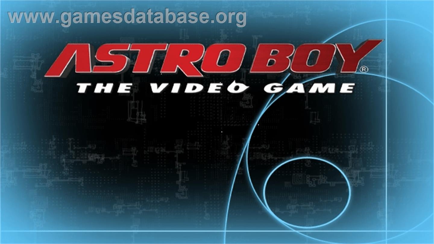 Astro Boy - The Video Game - Sony PSP - Artwork - Title Screen