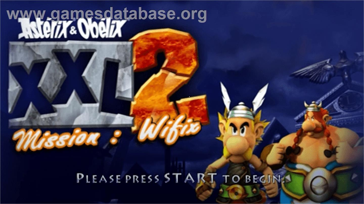 Astérix And Obélix Xxl 2 - Mission Ouifix - Sony PSP - Artwork - Title Screen