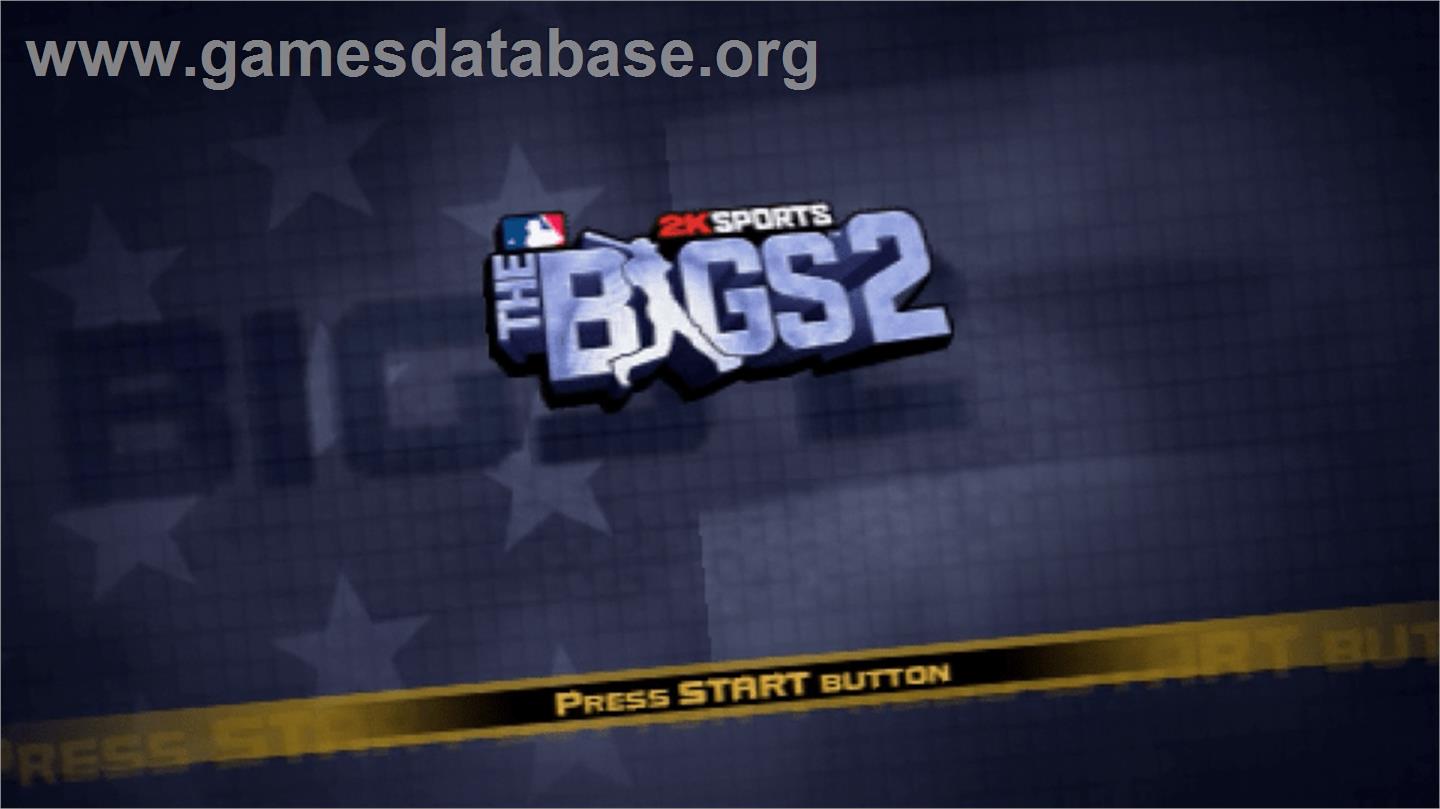 Bigs 2, The - Sony PSP - Artwork - Title Screen