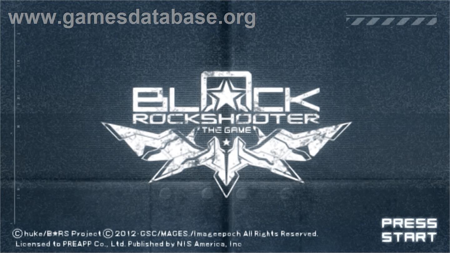 Black Rock Shooter - The Game - Sony PSP - Artwork - Title Screen