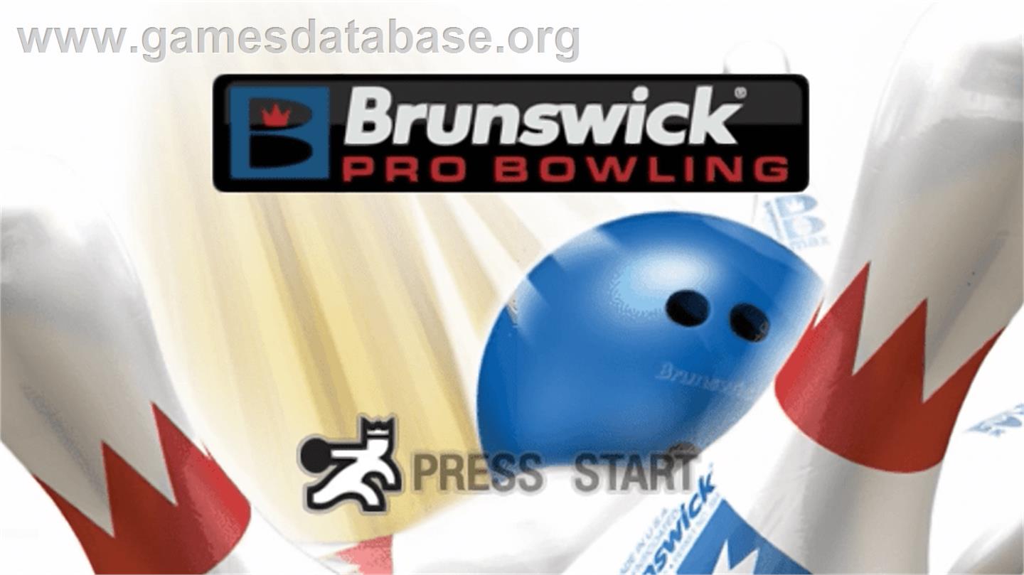 Brunswick Pro Bowling - Sony PSP - Artwork - Title Screen