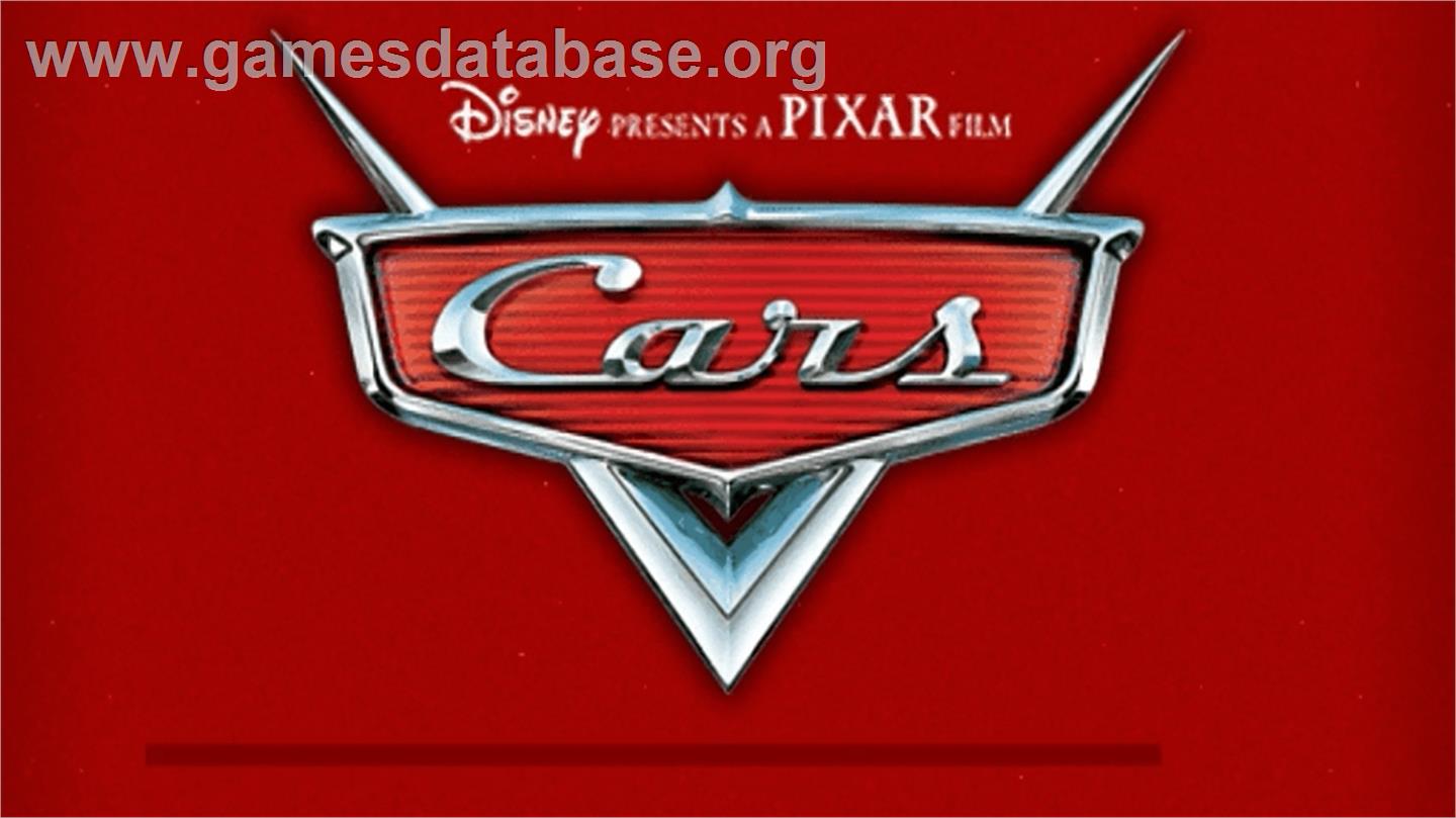 Cars - Sony PSP - Artwork - Title Screen