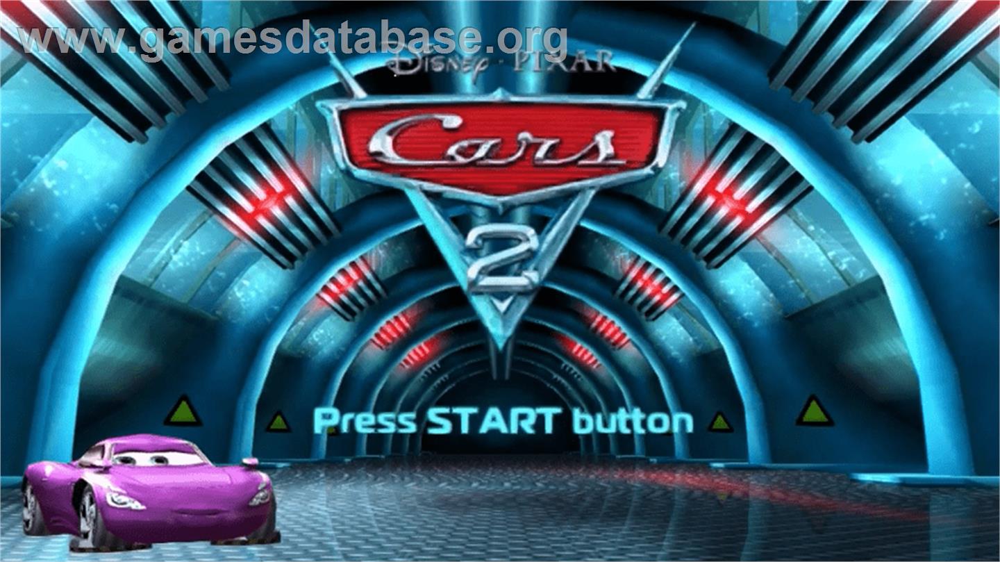 Cars 2 - Sony PSP - Artwork - Title Screen