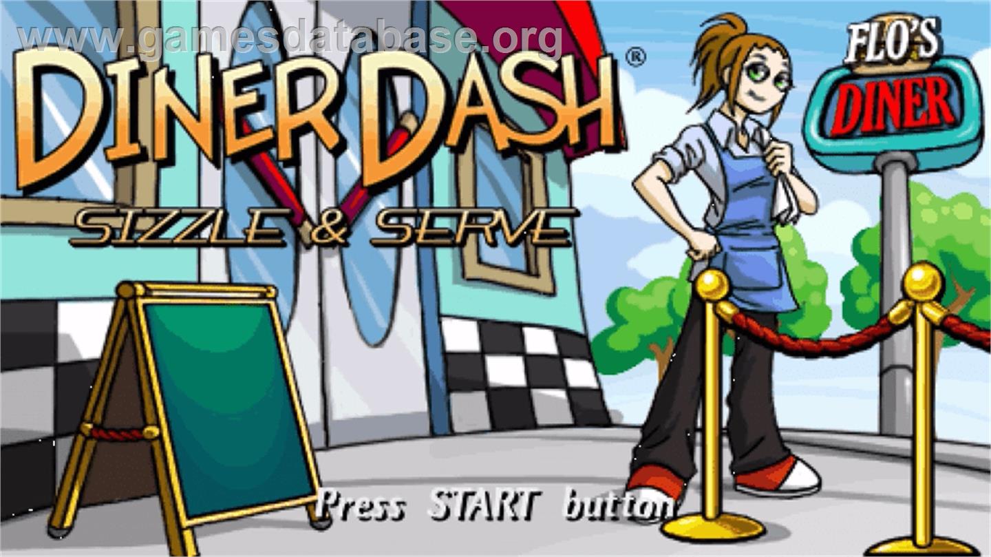 Diner Dash - Sony PSP - Artwork - Title Screen