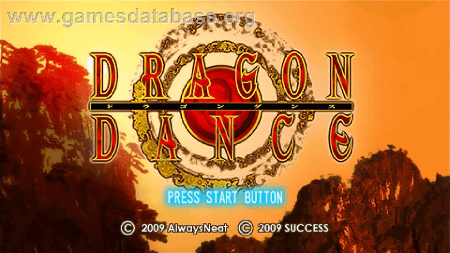 Dragon Dance - Sony PSP - Artwork - Title Screen