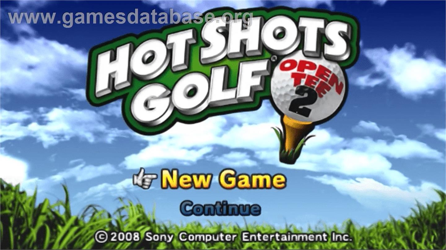 Everybody's Golf 2 - Sony PSP - Artwork - Title Screen
