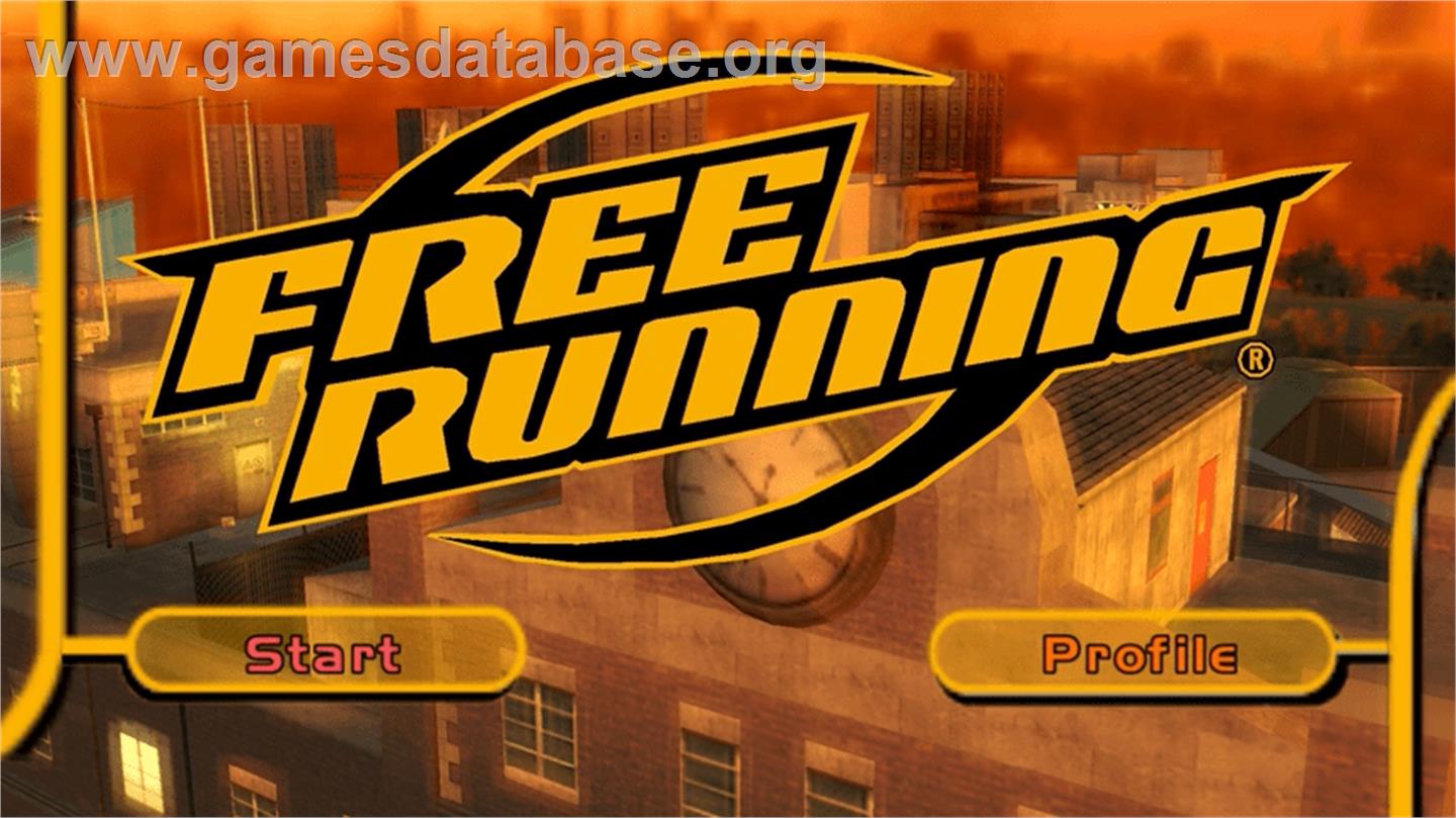Free Running - Sony PSP - Artwork - Title Screen