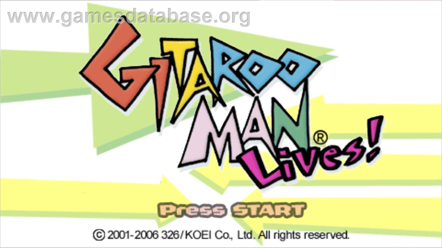 Gitaroo Man Lives - Sony PSP - Artwork - Title Screen