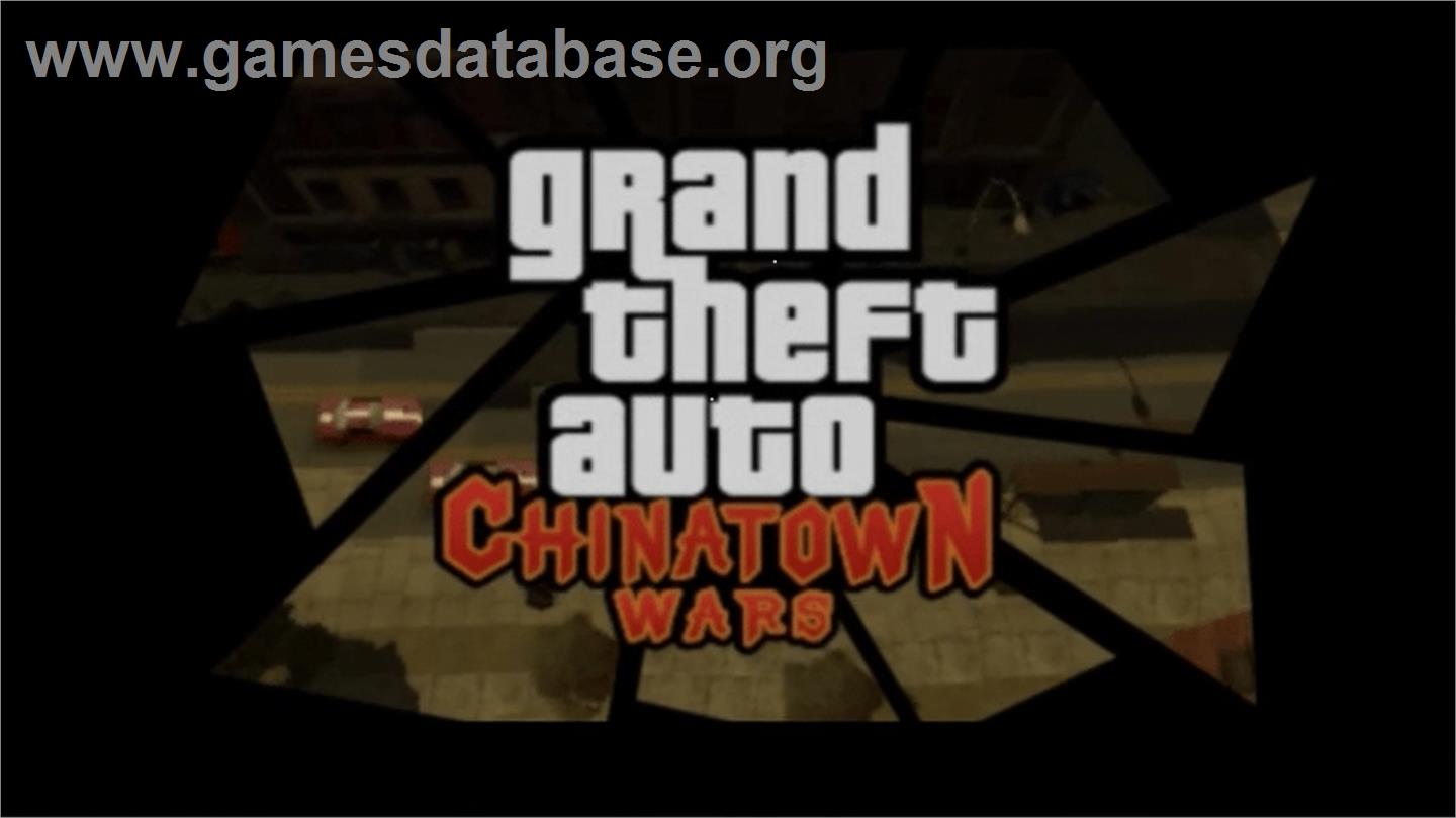 Grand Theft Auto - Chinatown Wars - Sony PSP - Artwork - Title Screen