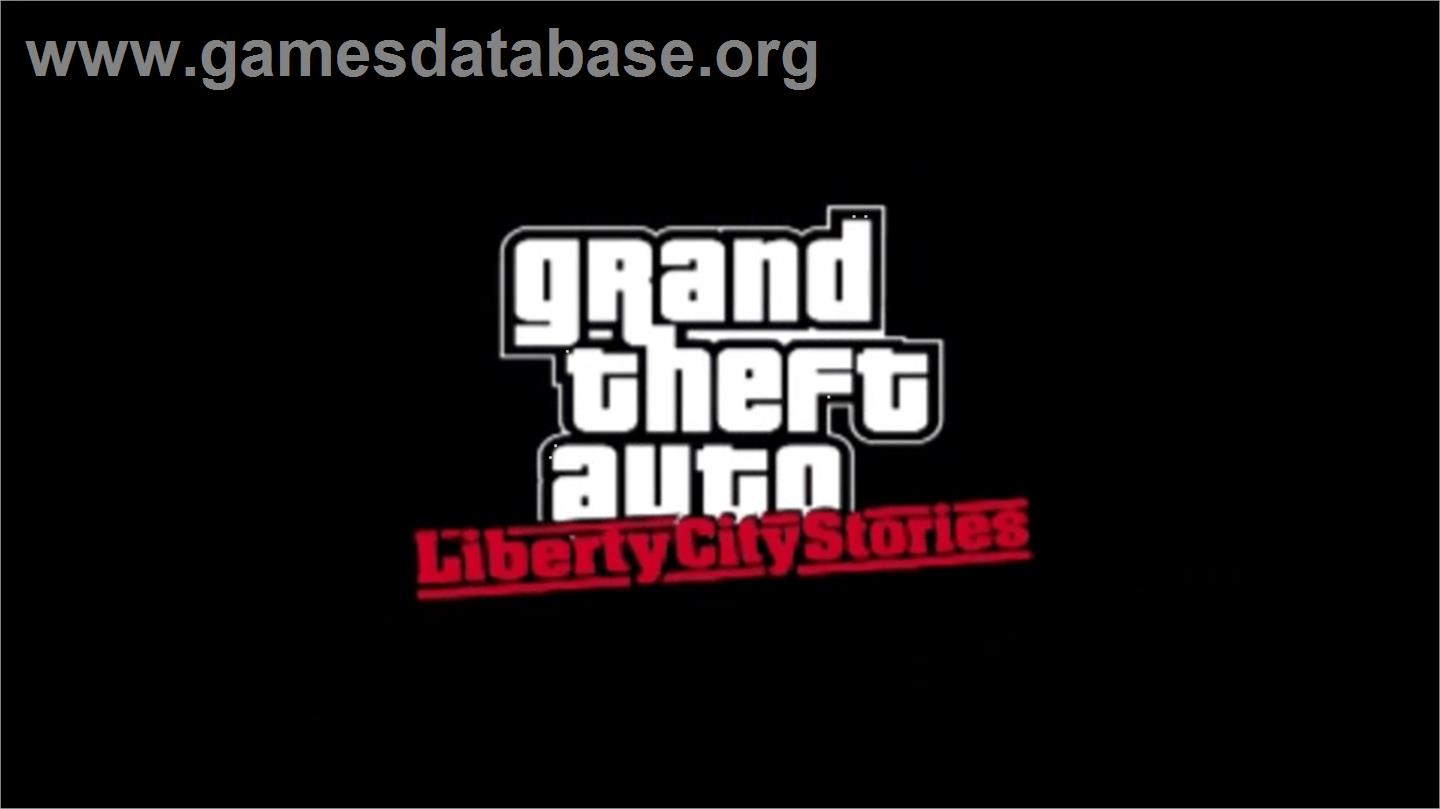 Gta - Liberty City Stories - Sony PSP - Artwork - Title Screen