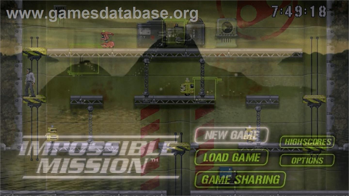 Impossible Mission - Sony PSP - Artwork - Title Screen