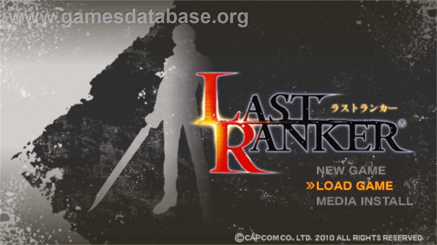 Last Ranker - Sony PSP - Artwork - Title Screen