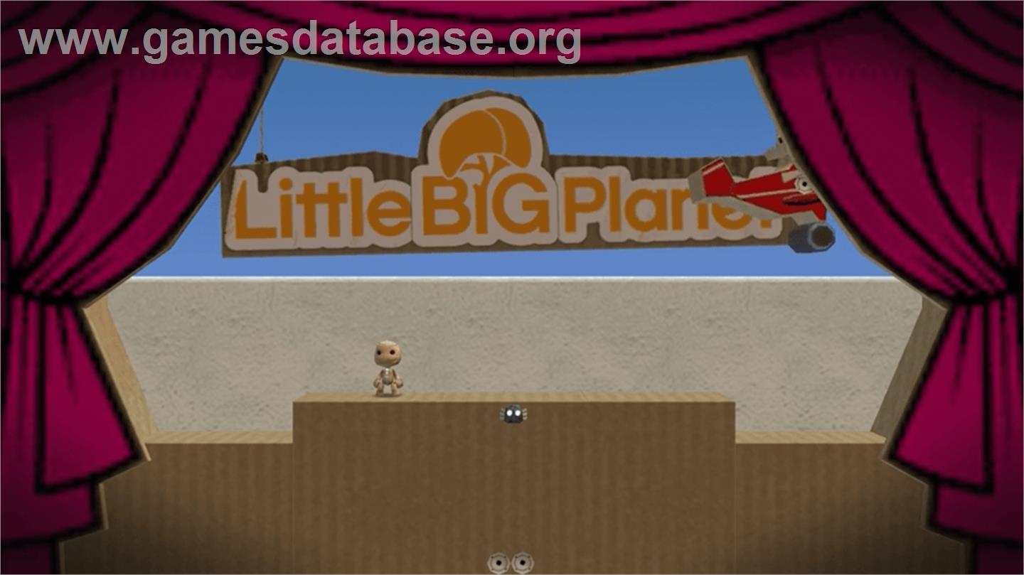 Littlebigplanet - Sony PSP - Artwork - Title Screen
