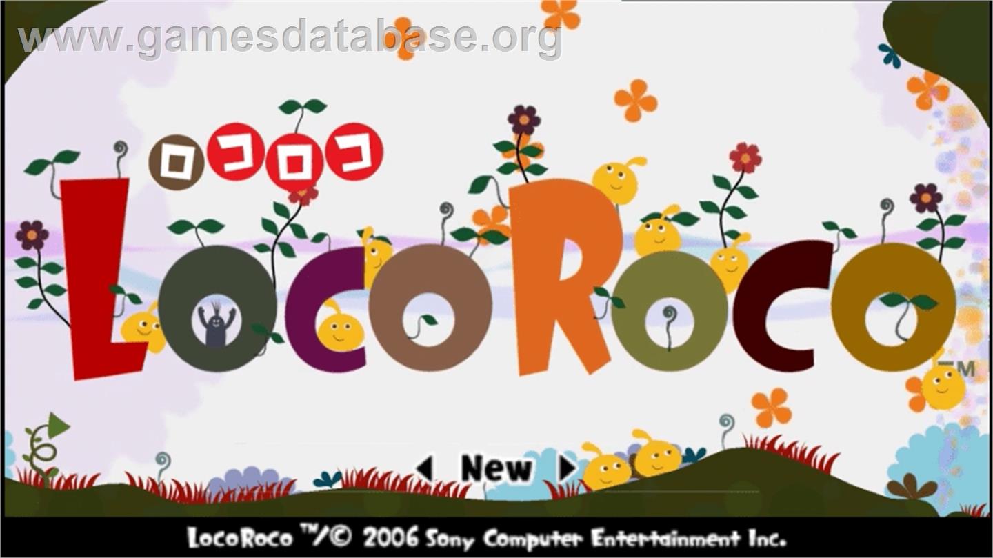 LocoRoco - Sony PSP - Artwork - Title Screen