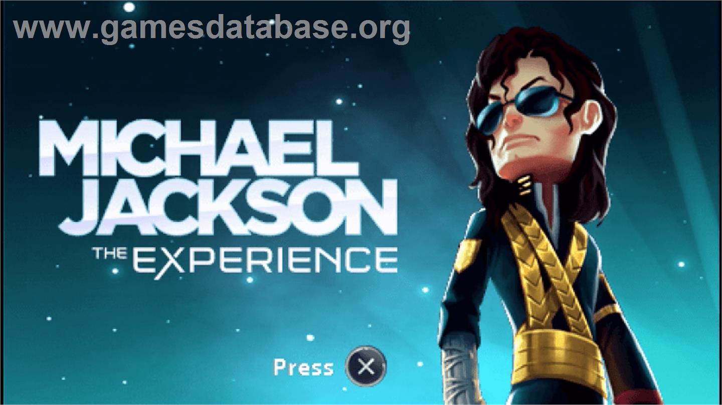 Michael Jackson - The Experience - Sony PSP - Artwork - Title Screen