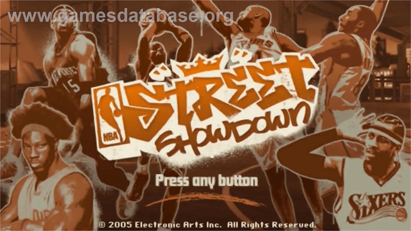 NBA Street Showdown - Sony PSP - Artwork - Title Screen