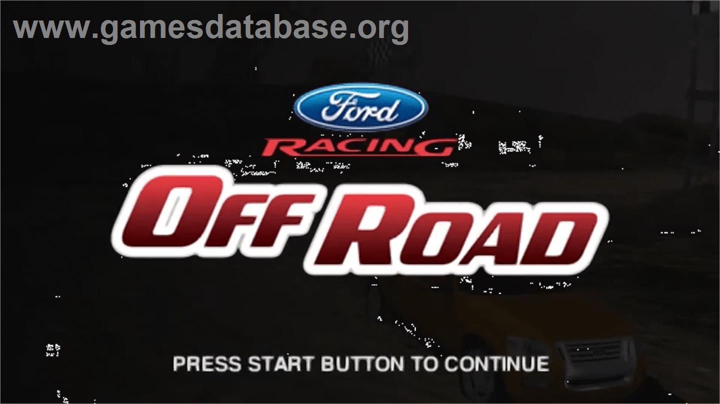 Off Road - Sony PSP - Artwork - Title Screen