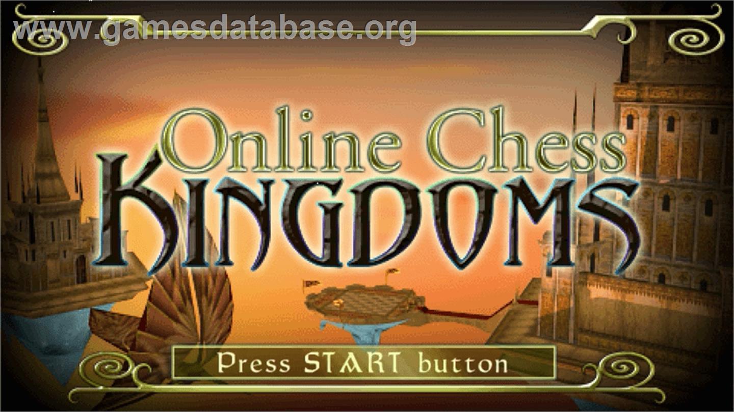 Online Chess Kingdoms - Sony PSP - Artwork - Title Screen