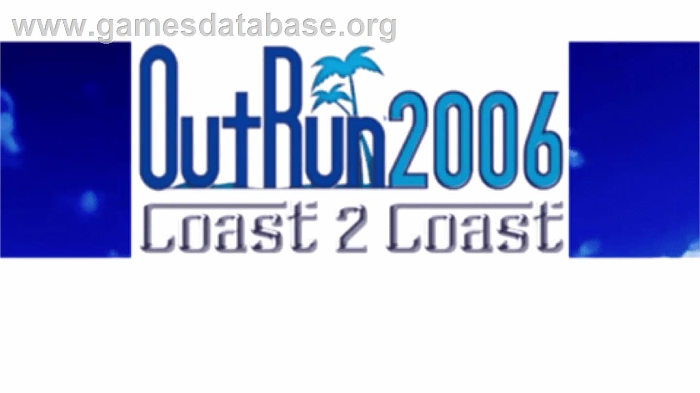 Out Run 2006: Coast 2 Coast - Sony PSP - Artwork - Title Screen
