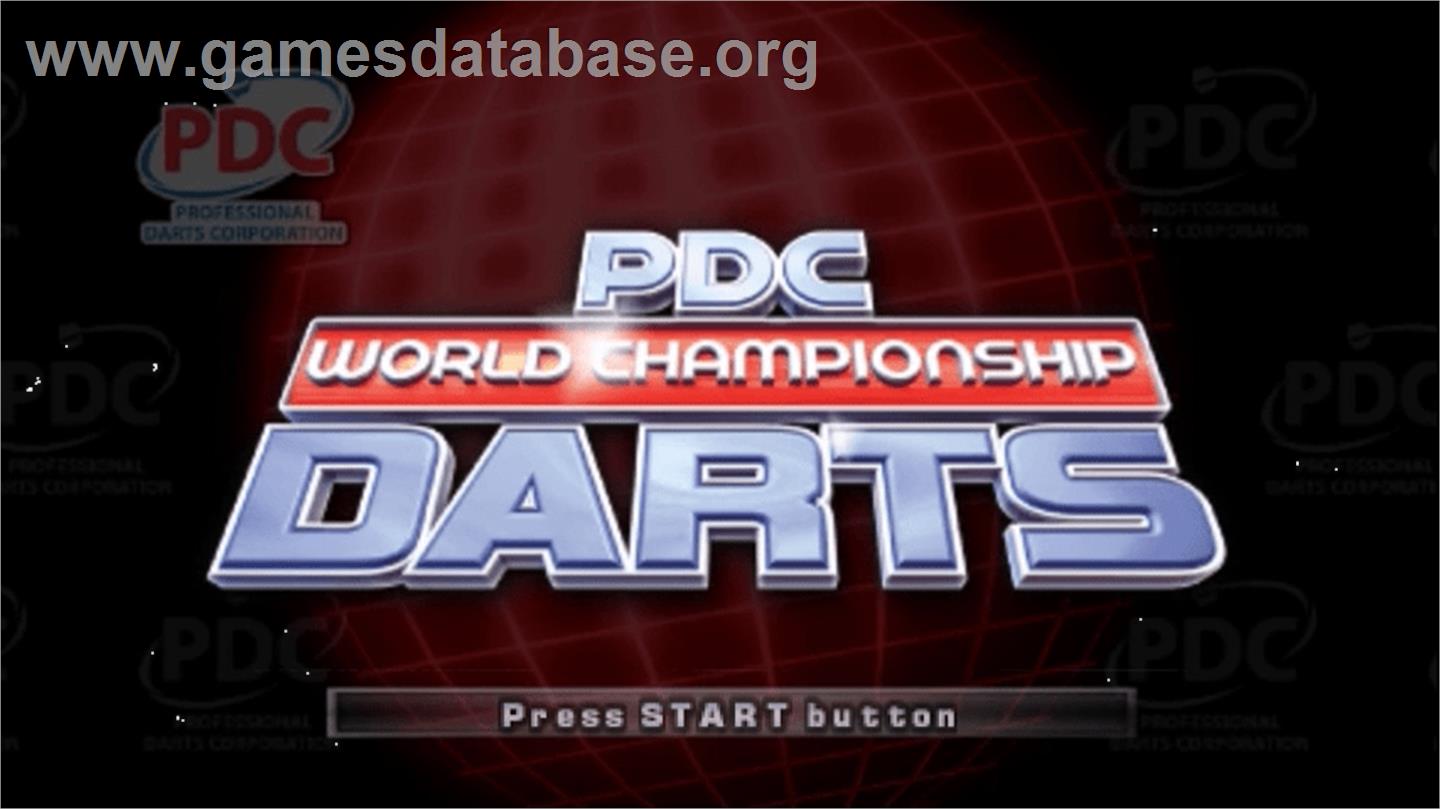 Pdc World Championship Darts - Sony PSP - Artwork - Title Screen