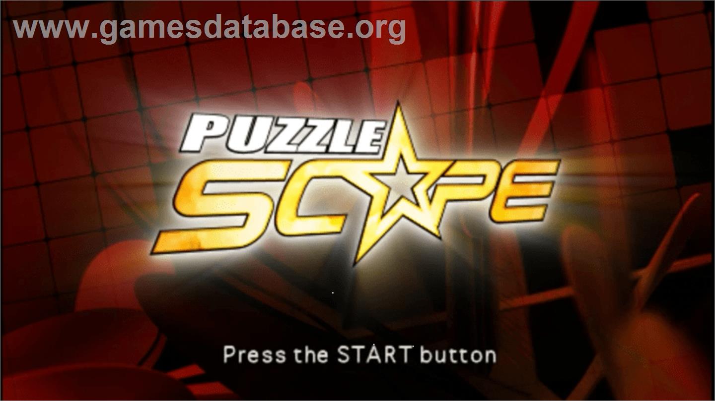 Puzzle Scape - Sony PSP - Artwork - Title Screen