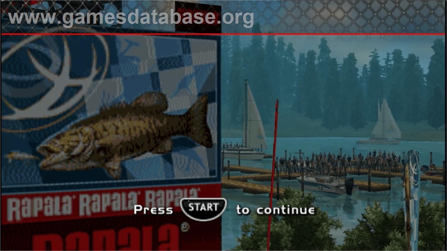 Rapala Pro Bass Fishing - Sony PSP - Artwork - Title Screen