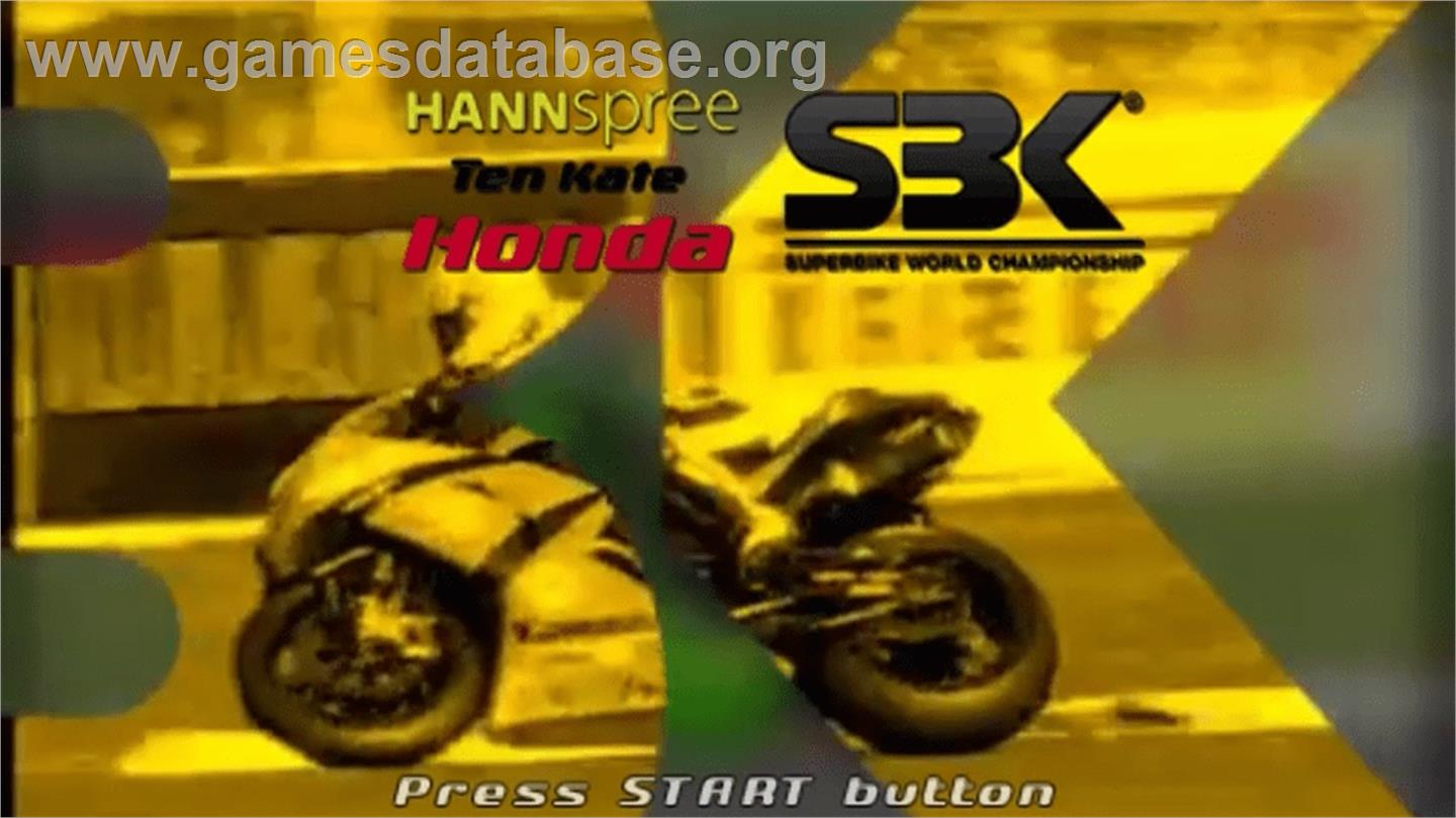SBK-07: Superbike World Championship - Sony PSP - Artwork - Title Screen