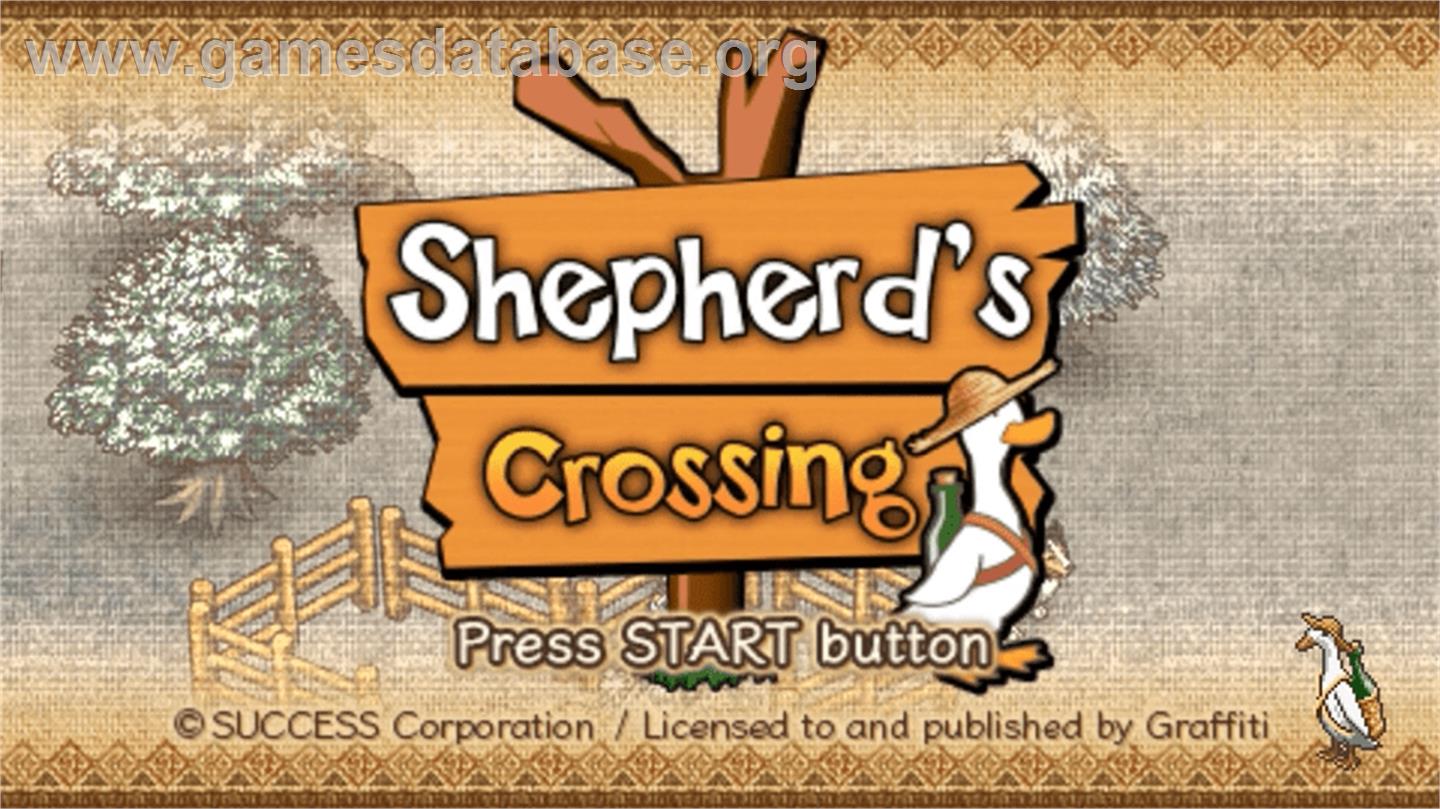 Shepherd's Crossing - Sony PSP - Artwork - Title Screen