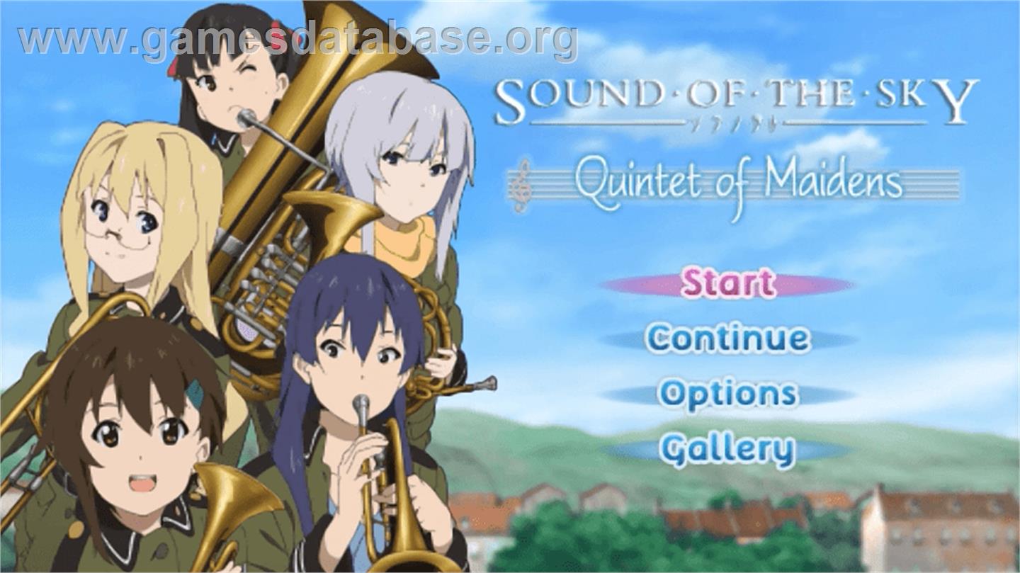 So-ra-no-wo-to - Otome No Quintet - Sony PSP - Artwork - Title Screen