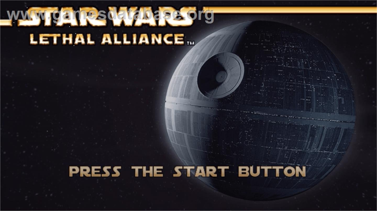 Star Wars: Lethal Alliance - Sony PSP - Artwork - Title Screen