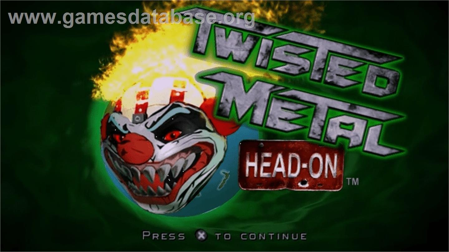 Twisted Metal: Head-On - Sony PSP - Artwork - Title Screen