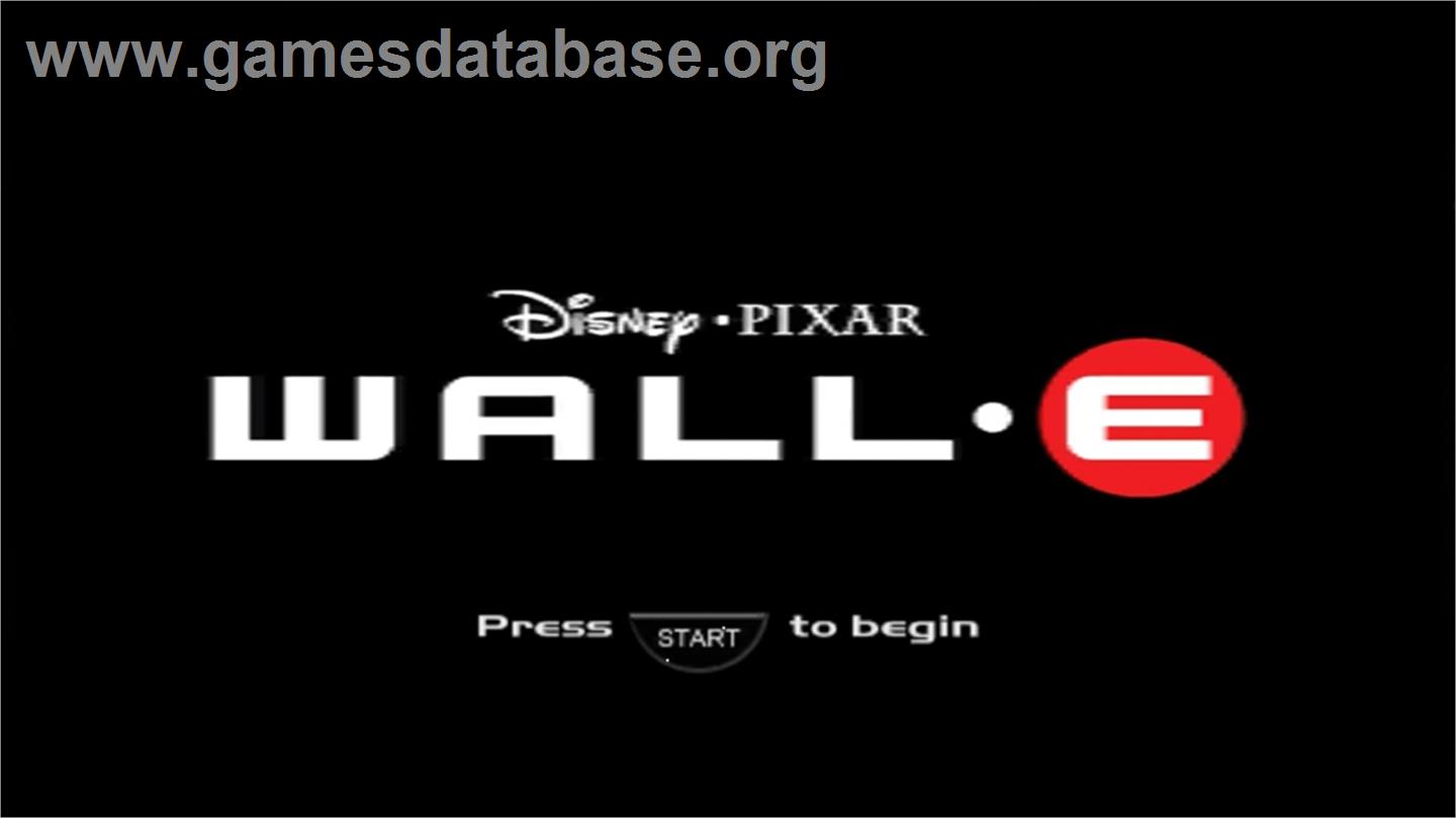 Wall-e - Sony PSP - Artwork - Title Screen