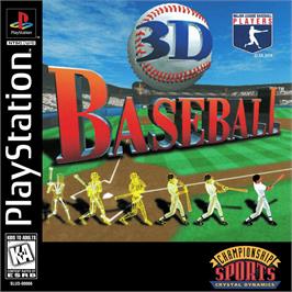 Box cover for 3d Baseball on the Sony Playstation.