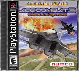 Box cover for Ace Combat 3: Electrosphere on the Sony Playstation.