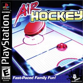 Box cover for Air Hockey on the Sony Playstation.
