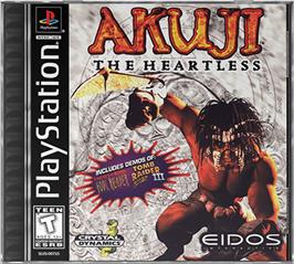 Box cover for Akuji: The Heartless on the Sony Playstation.