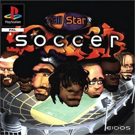 Box cover for All Star Soccer on the Sony Playstation.