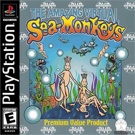 Box cover for Amazing Virtual Sea Monkeys, The on the Sony Playstation.
