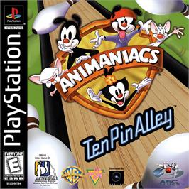 Box cover for Animaniacs In Ten Pin Alley on the Sony Playstation.