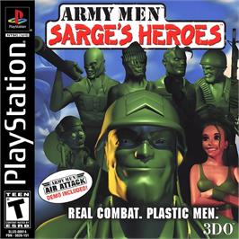 Box cover for Army Men - Sarge's Heroes on the Sony Playstation.