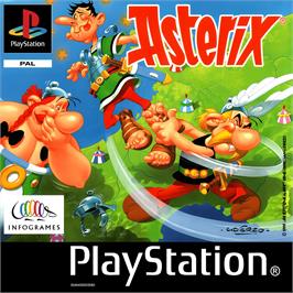 Box cover for Astérix on the Sony Playstation.