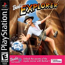 Box cover for Barbie Explorer on the Sony Playstation.