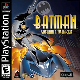 Box cover for Batman - Gotham City Racer on the Sony Playstation.