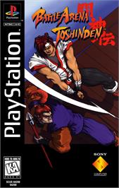Box cover for Battle Arena Toshinden on the Sony Playstation.