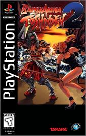 Box cover for Battle Arena Toshinden 2 on the Sony Playstation.