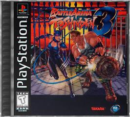 Box cover for Battle Arena Toshinden 3 on the Sony Playstation.