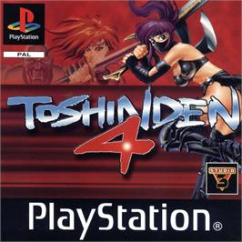 Box cover for Battle Arena Toshinden 4 on the Sony Playstation.