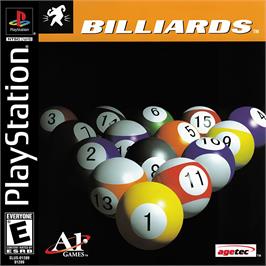 Box cover for Billiards on the Sony Playstation.
