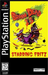 Box cover for Brain Dead 13 on the Sony Playstation.