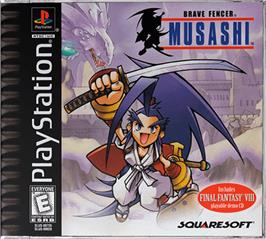 Box cover for Brave Fencer Musashi on the Sony Playstation.
